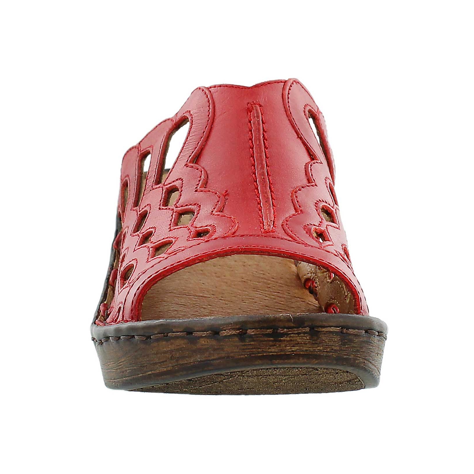 Lds Rebecca 23 coral slipon dress sanda