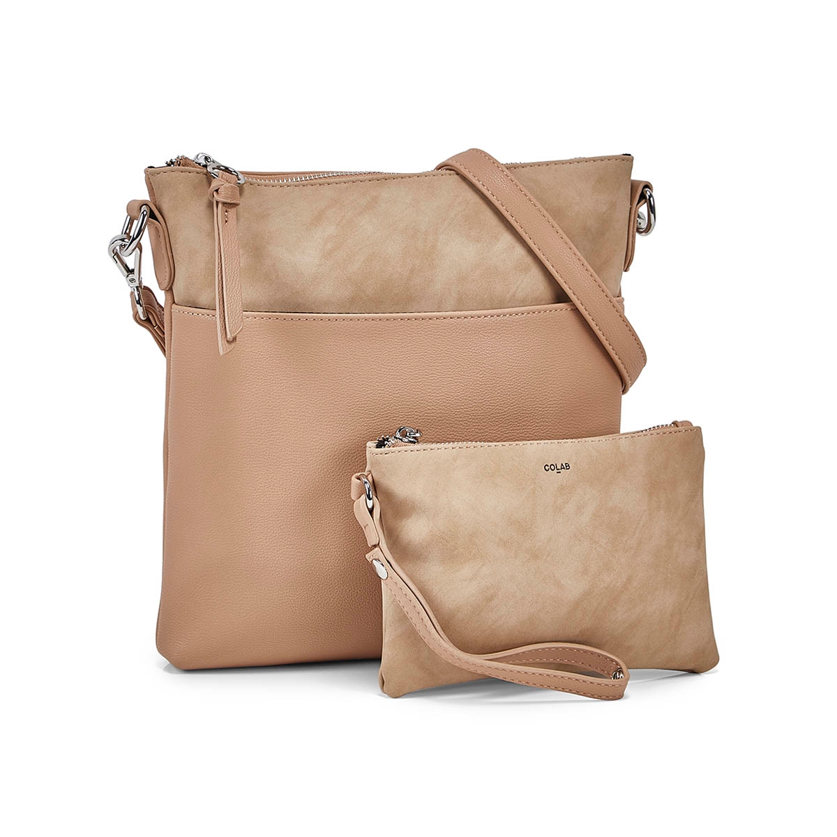 Lds earth removable pouch crossbody bag