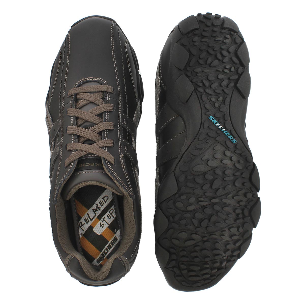 Mns Blake black leather lace up
