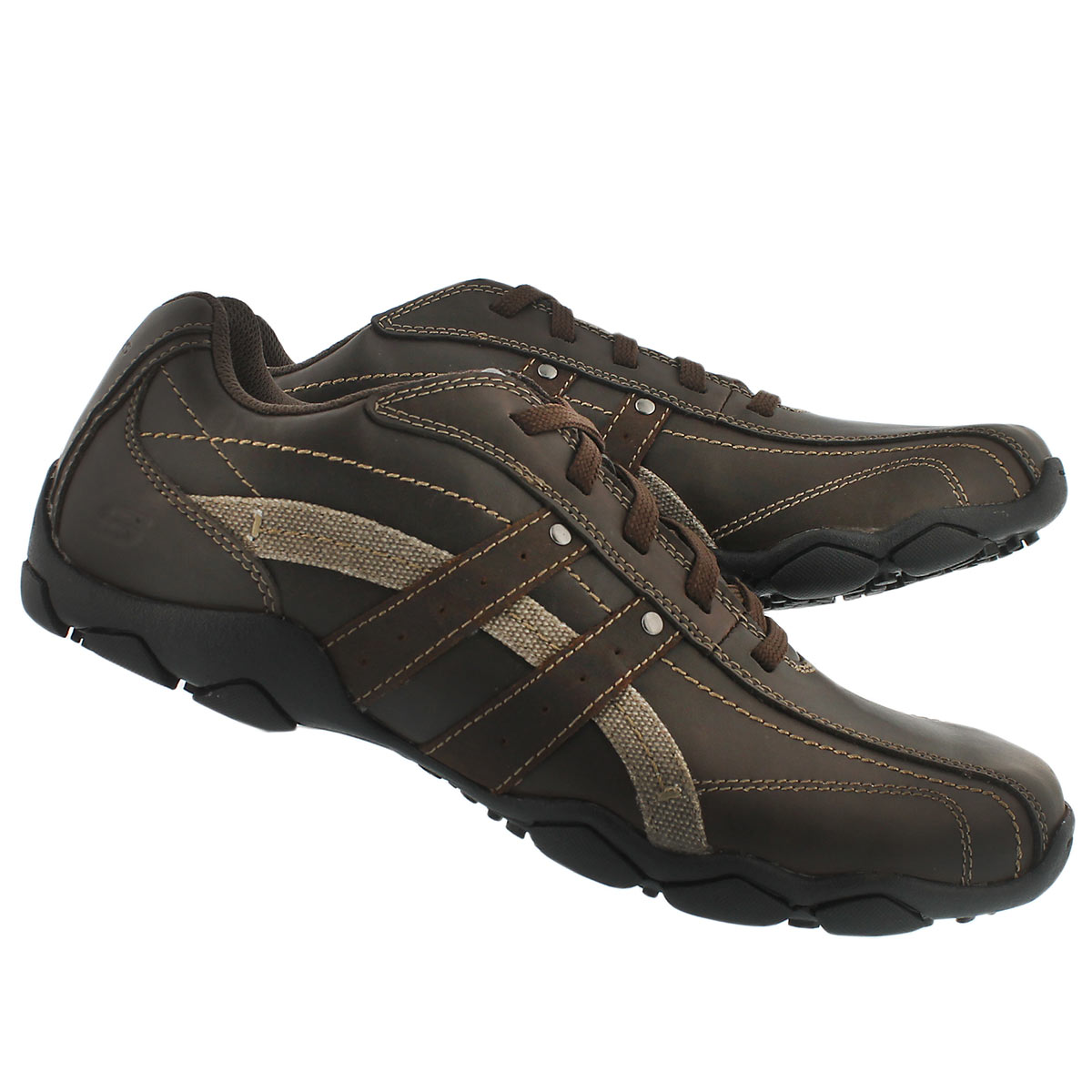 Mns Blake brown leather lace up