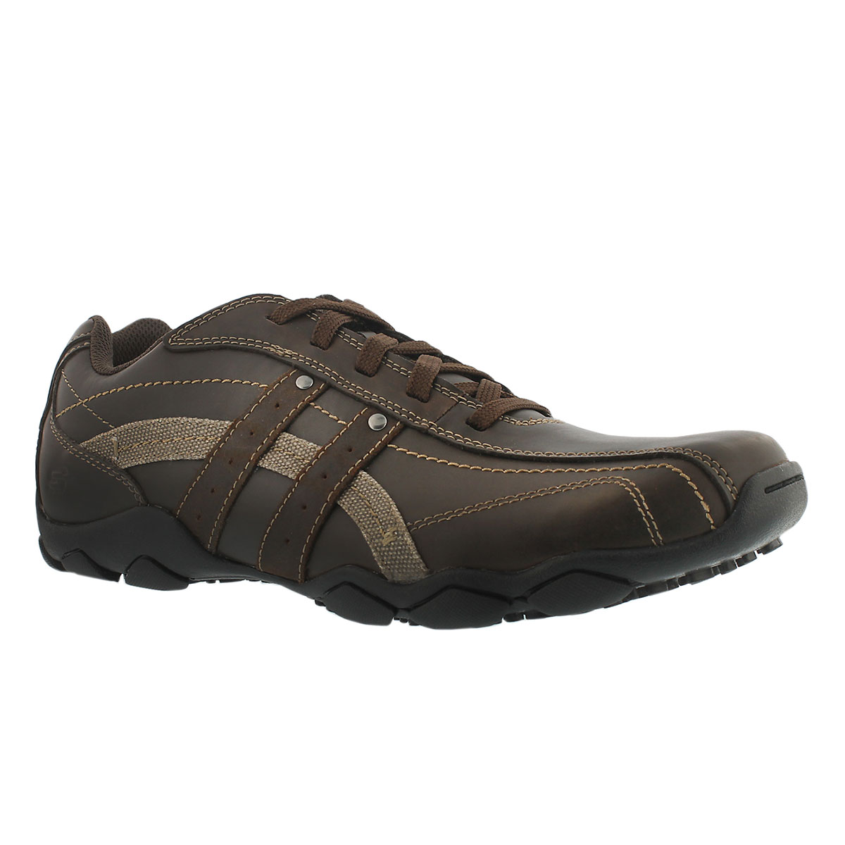 Mns Blake brown leather lace up