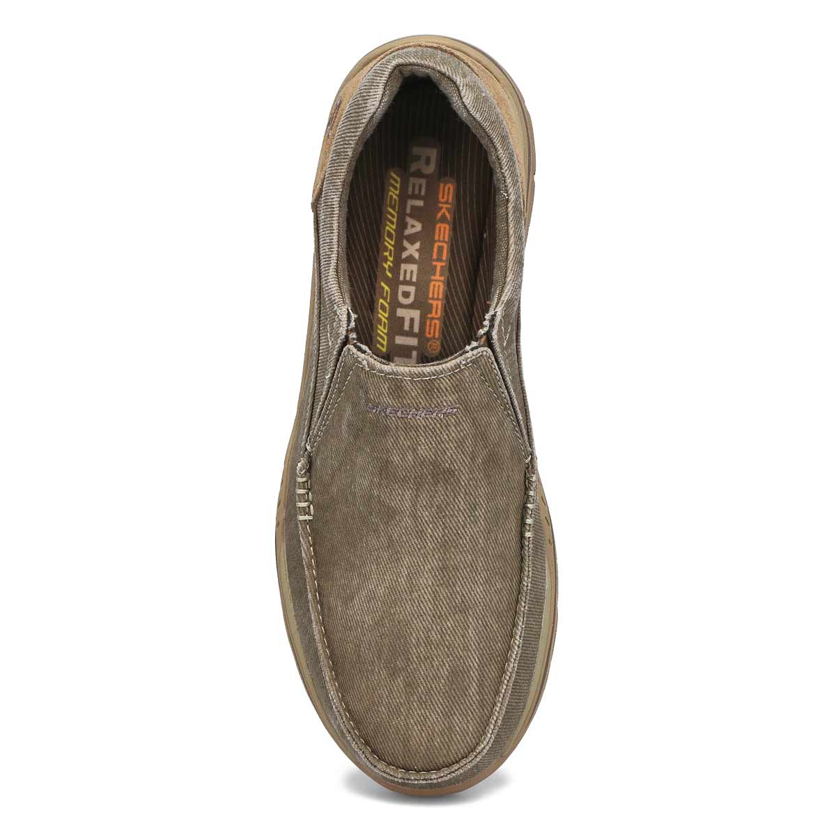 Mns Avillo khaki slip on casual shoe