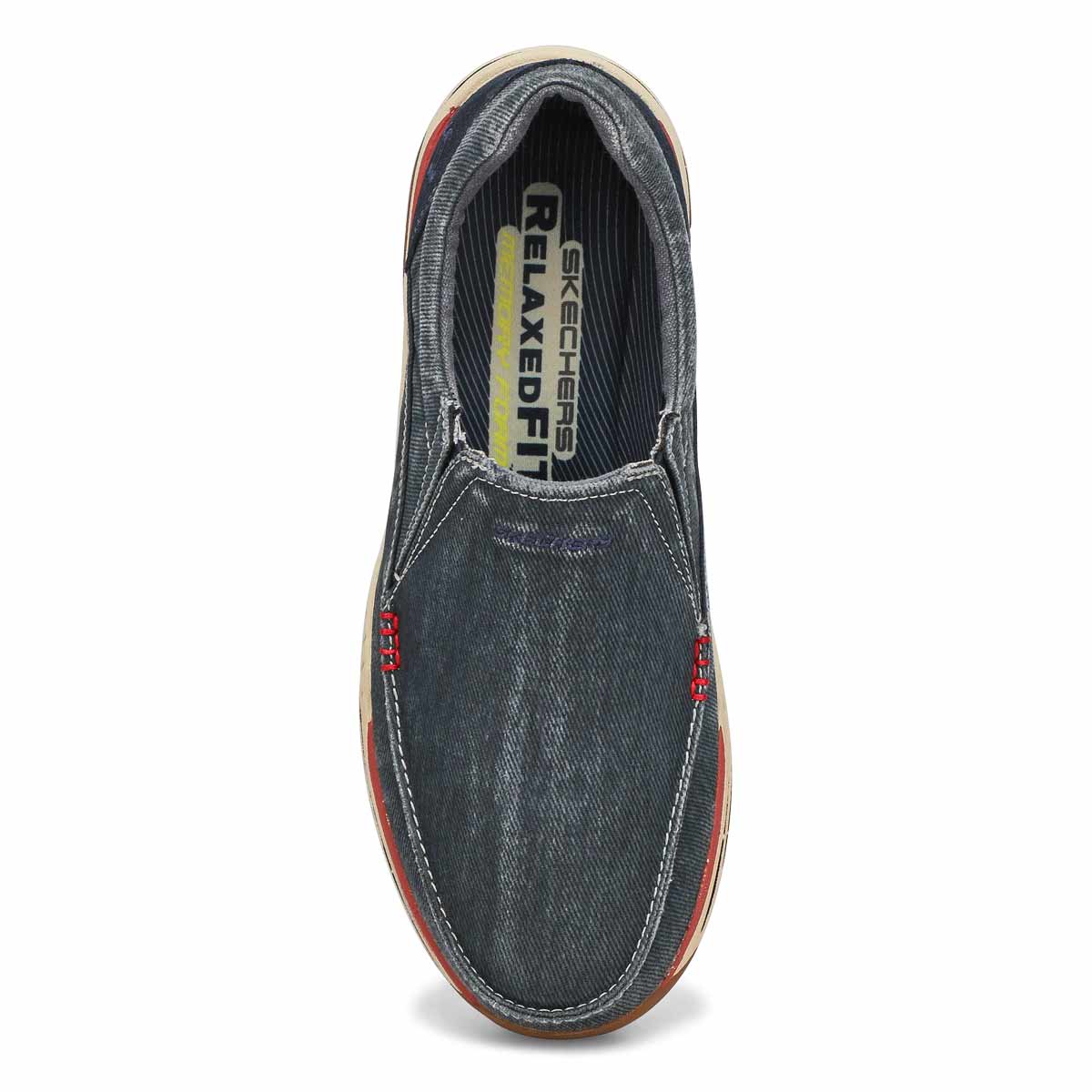 Mns Avillo navy slip on casual shoe