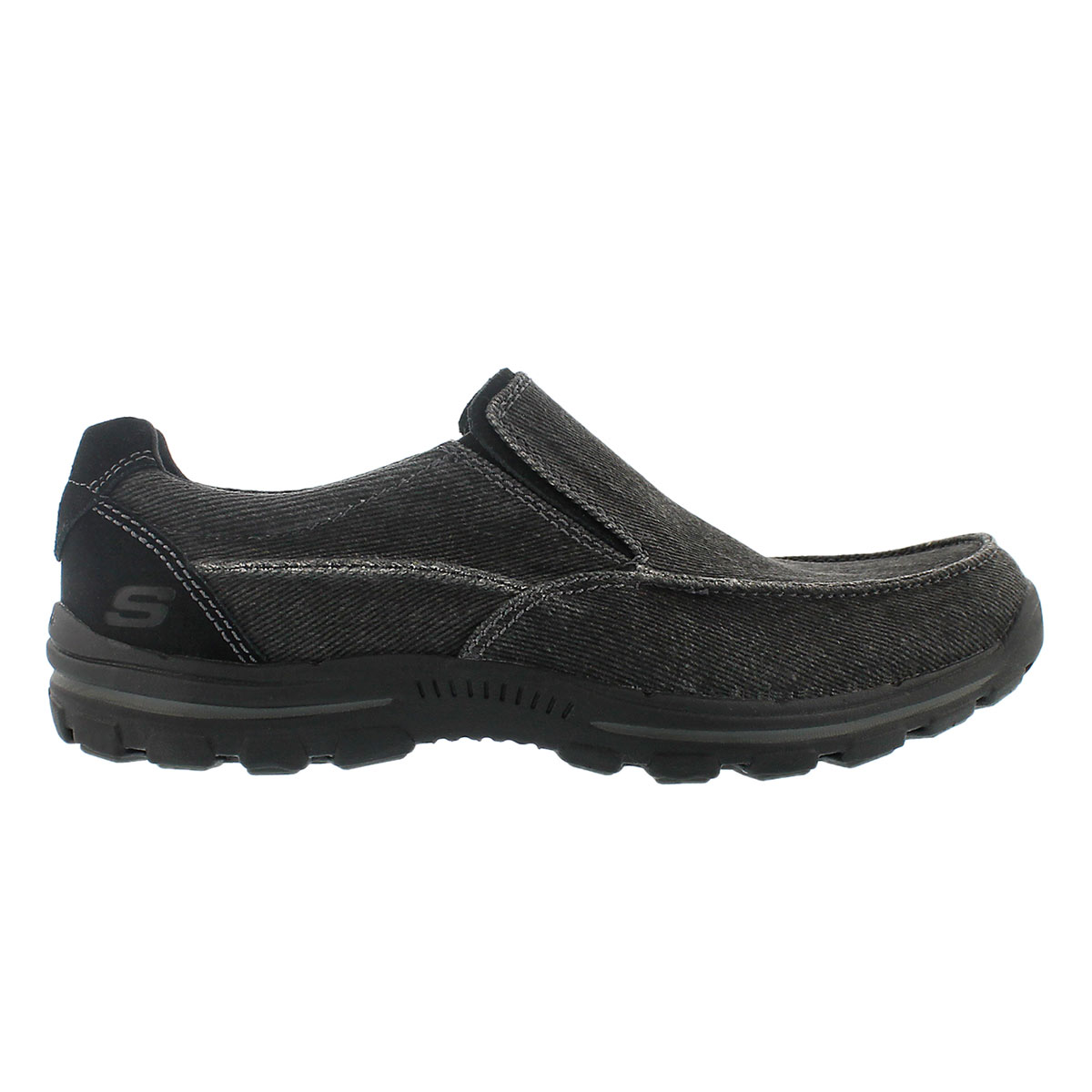 Mns Braver Randon blk slip on casual