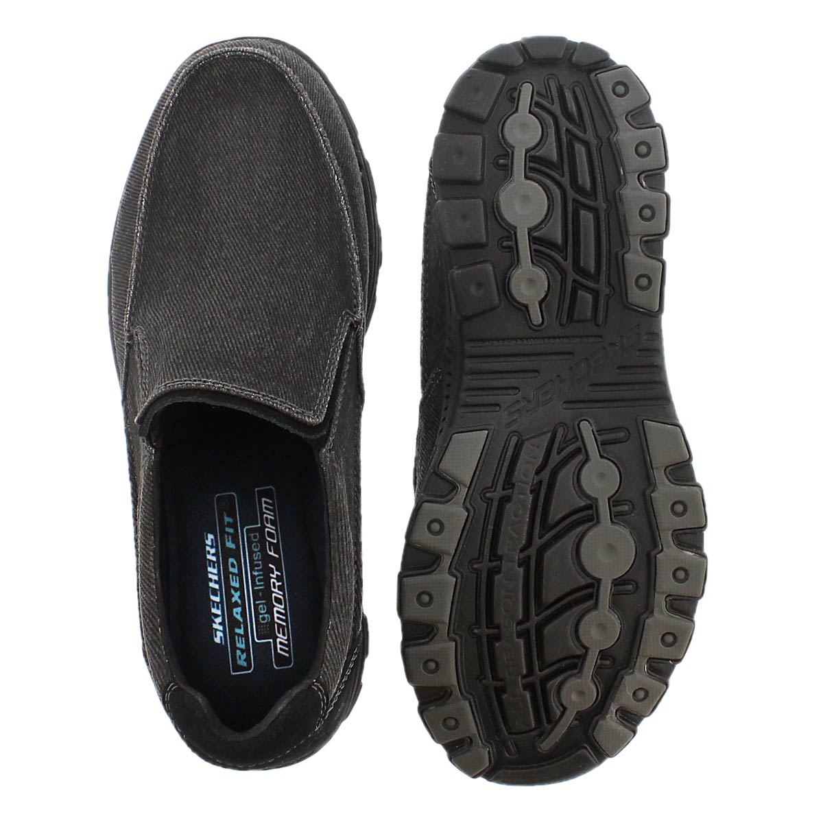 Mns Braver Randon blk slip on casual
