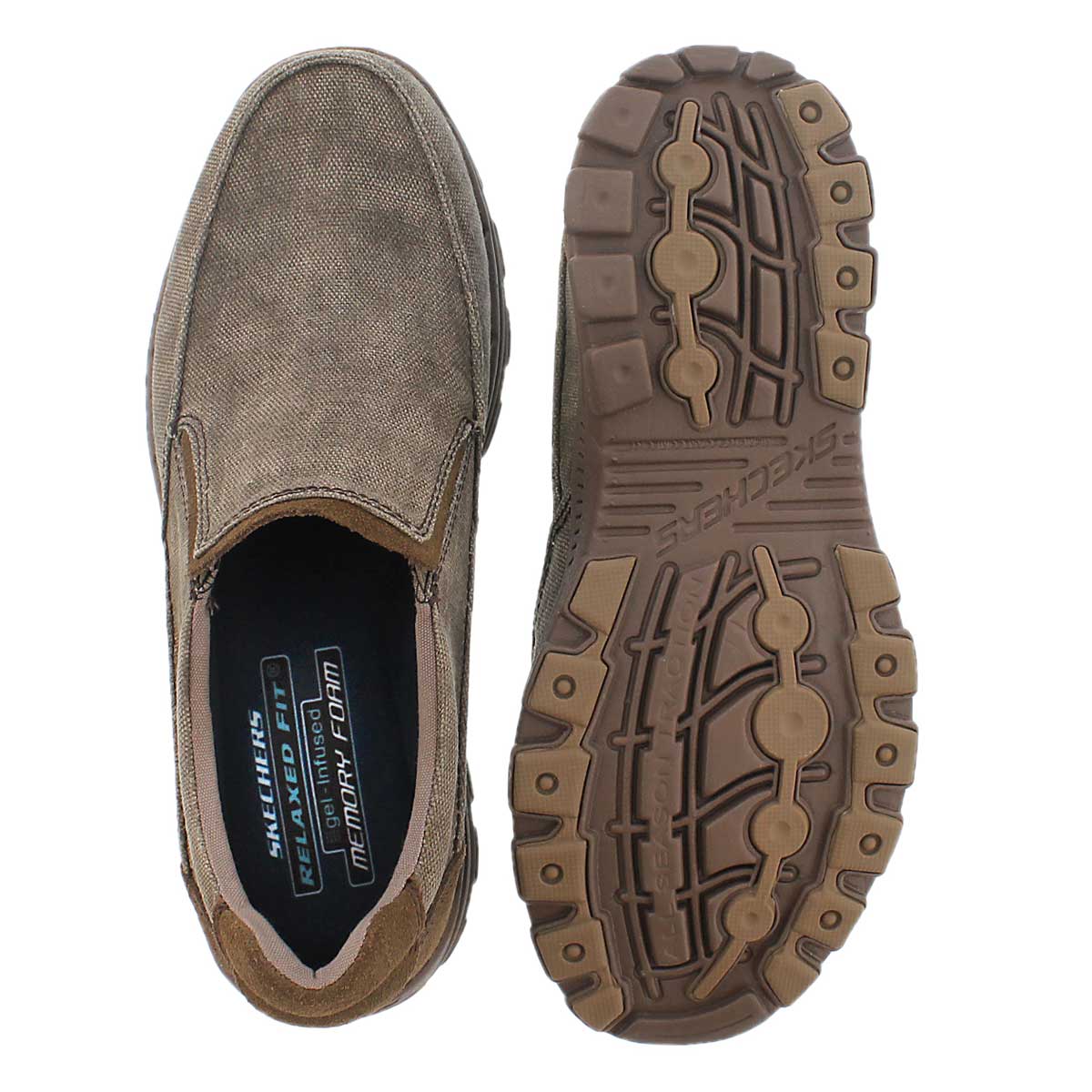 Mns Braver Randon brown slip on casual