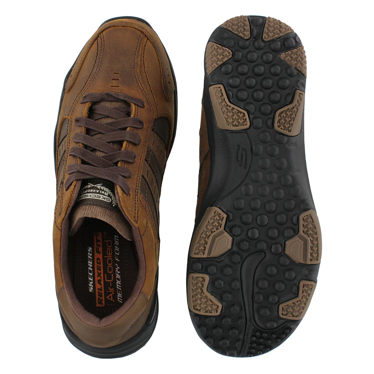 Mns LarsonNerick dk brn bike toe sneaker
