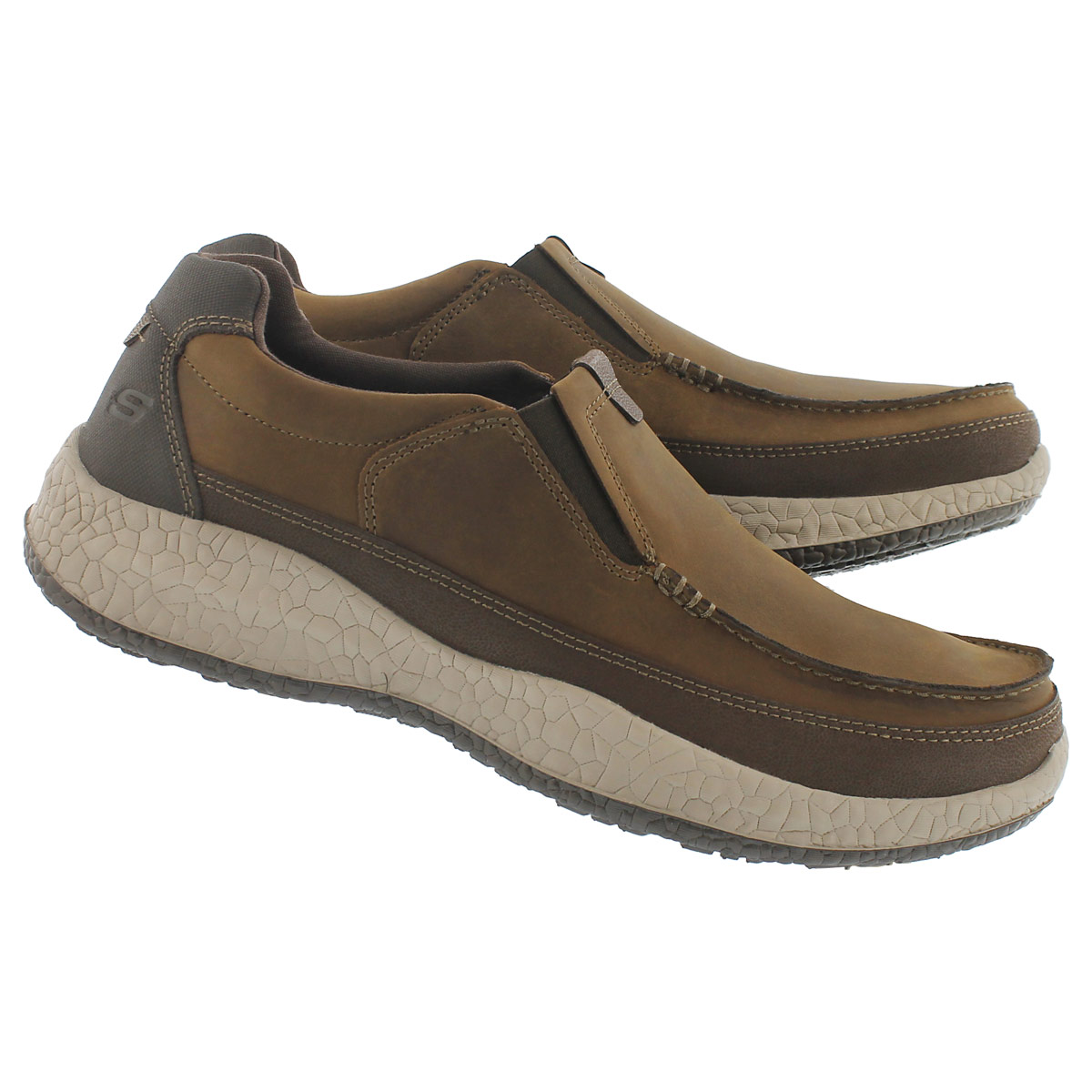 Mns Bursen Esten brn moc toe slip on