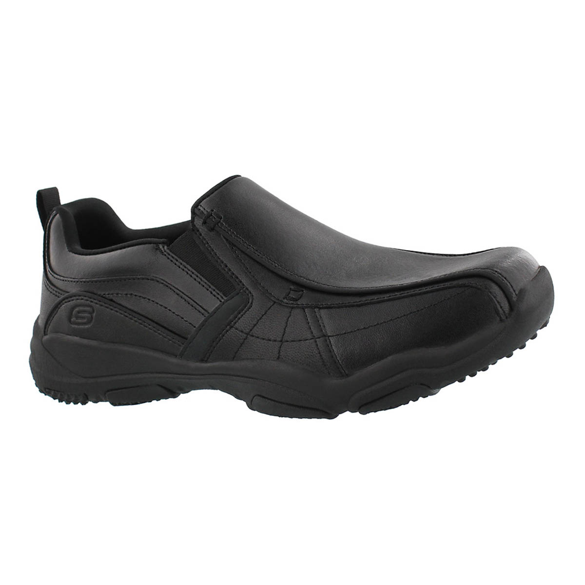 Mns Larson Berto black slip on shoe