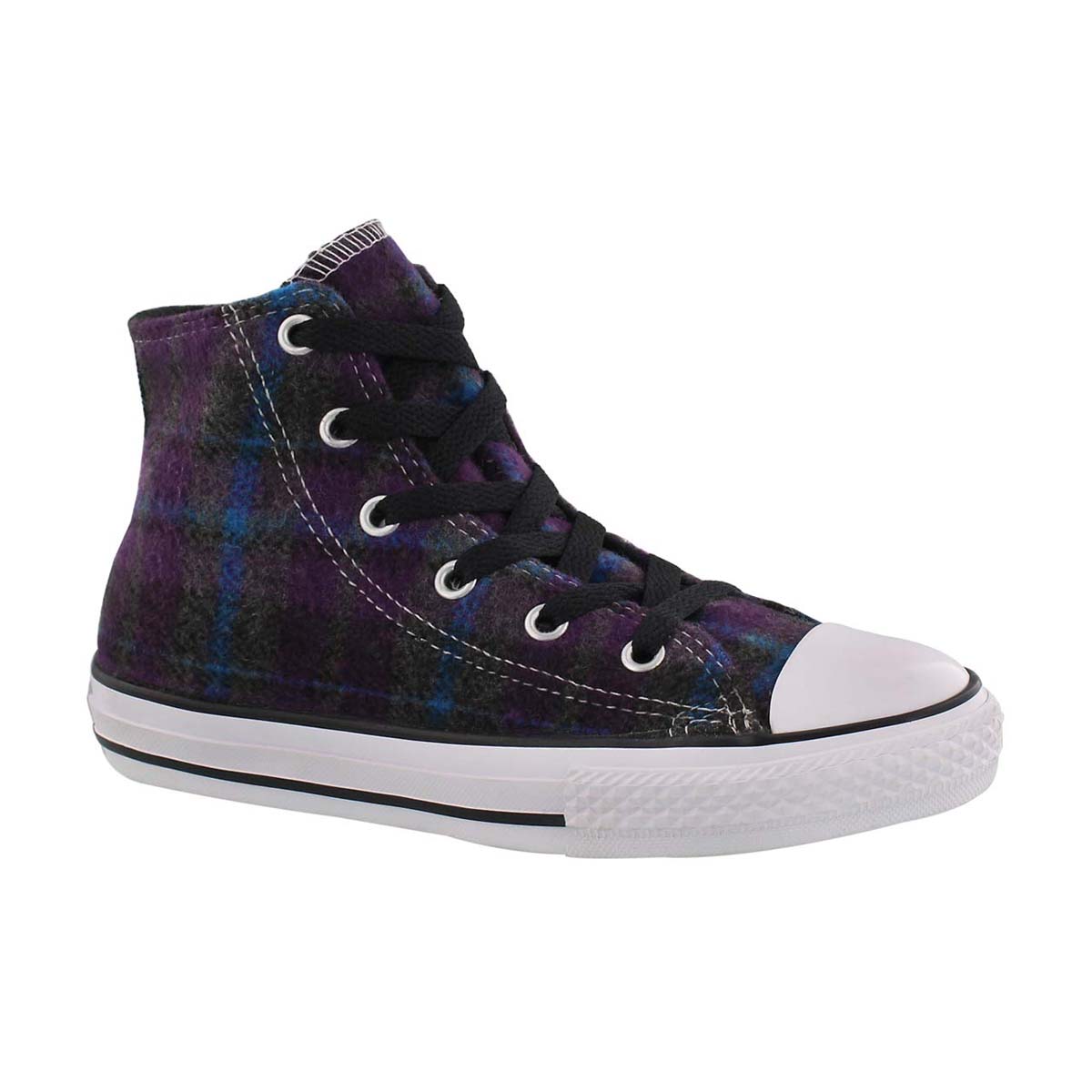Girls' CT ALLIUM HI TOP purple/cyan sneakers