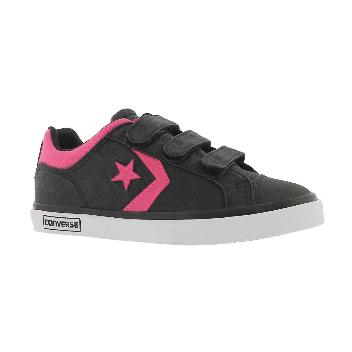 Girls' STAR STREET 3V black/pink sneakers