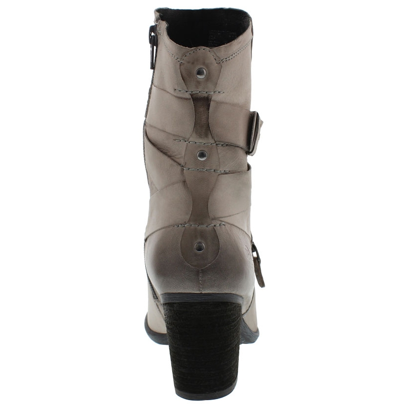Lds Britney 06 grey lthr mid-calf boot