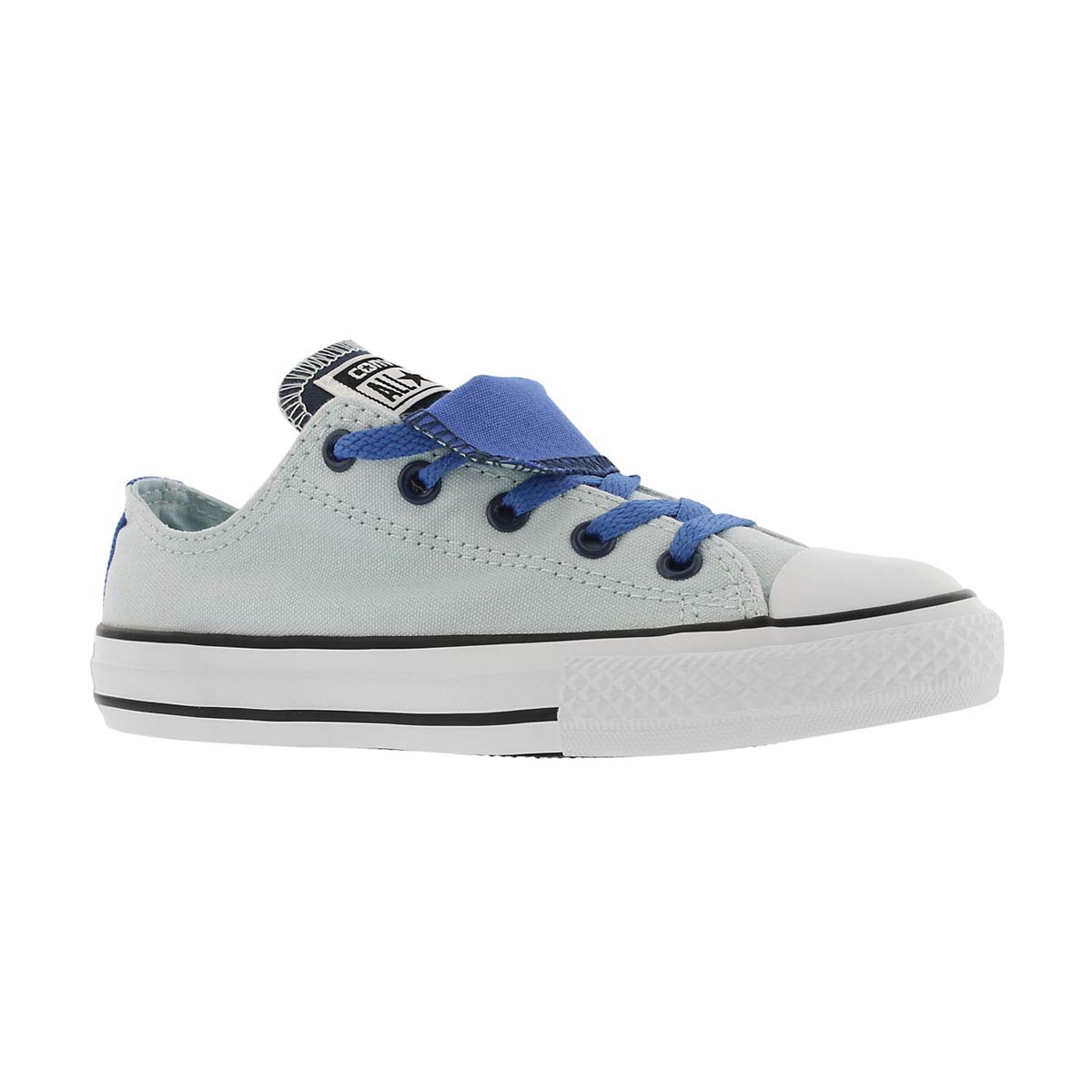 Girls' CT ALL STAR DOUBLE TONGUE blue/wht sneakers
