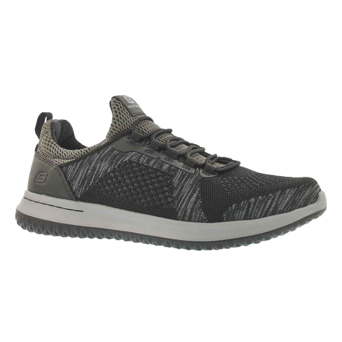 Mns Delson Brewton blk/char slip on snkr