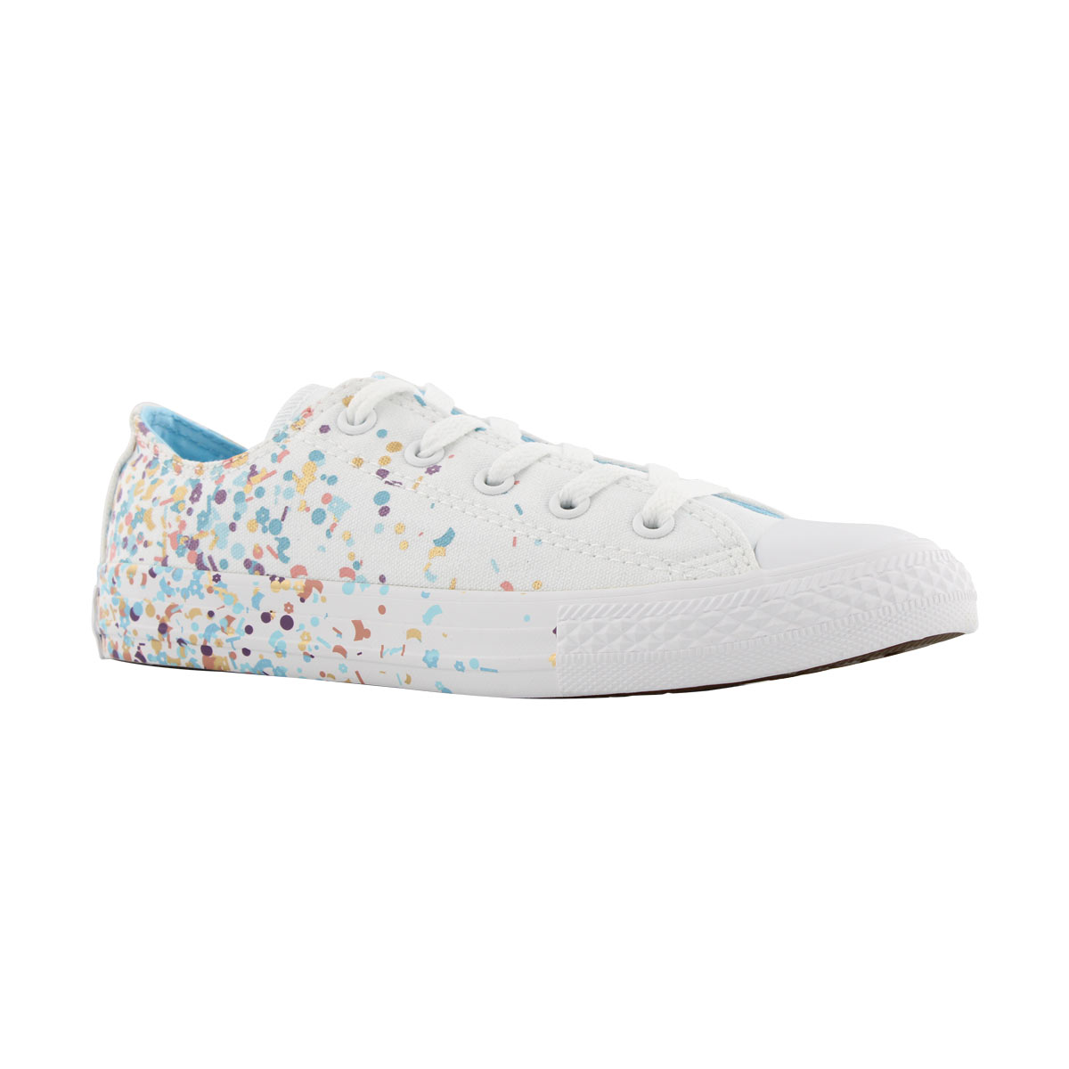 Grls CTAS Bday Confetti wht/mlti sneaker