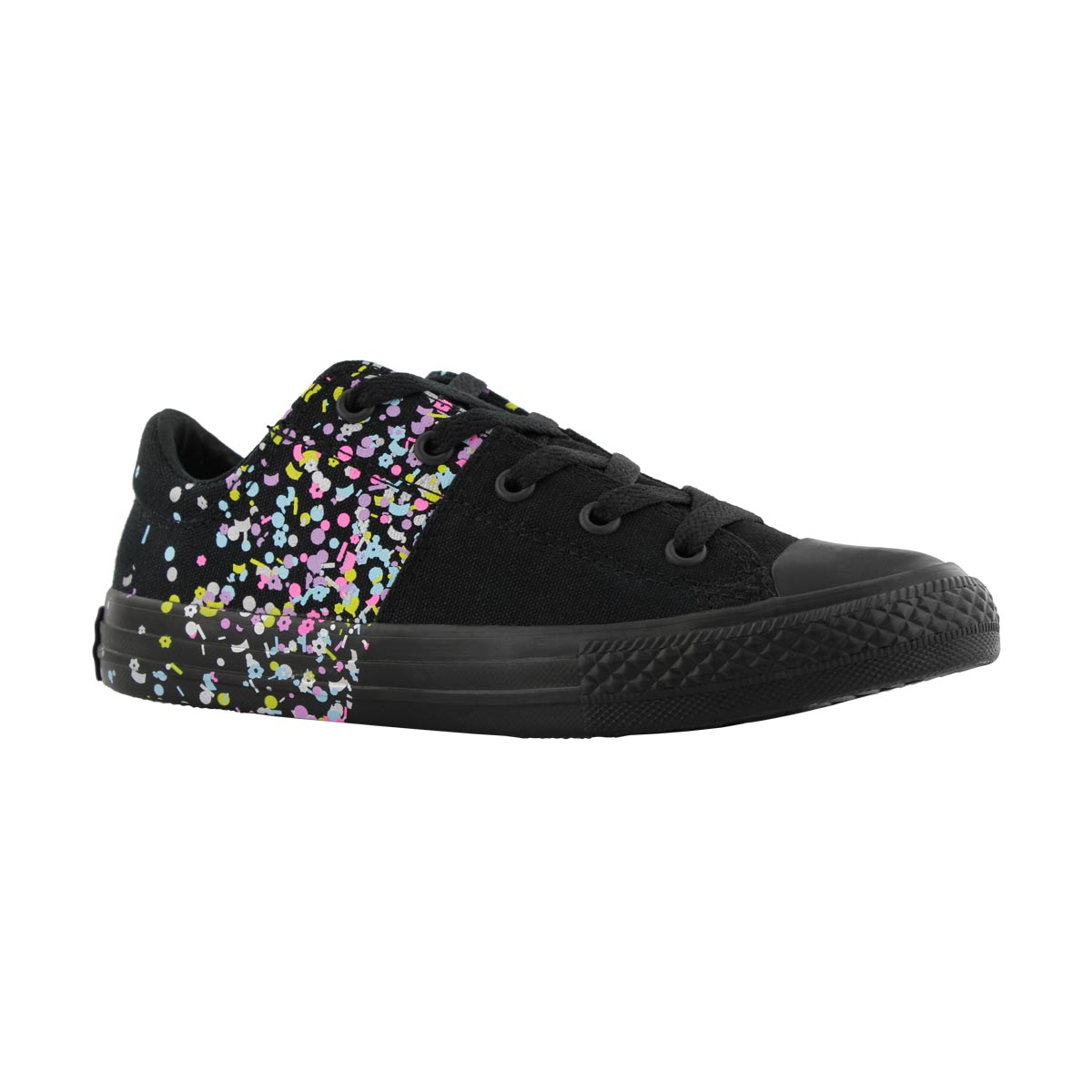 Grls CTAS Bday Confetti Madison blk snkr