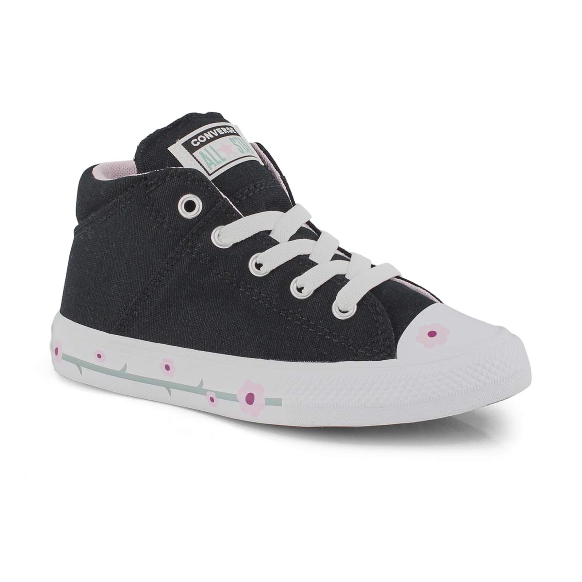Grls CTAS Madison Floral blk/mlti sneakr