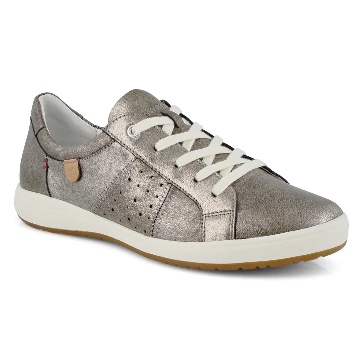 Lds Caren 01 platinum lace up sneaker