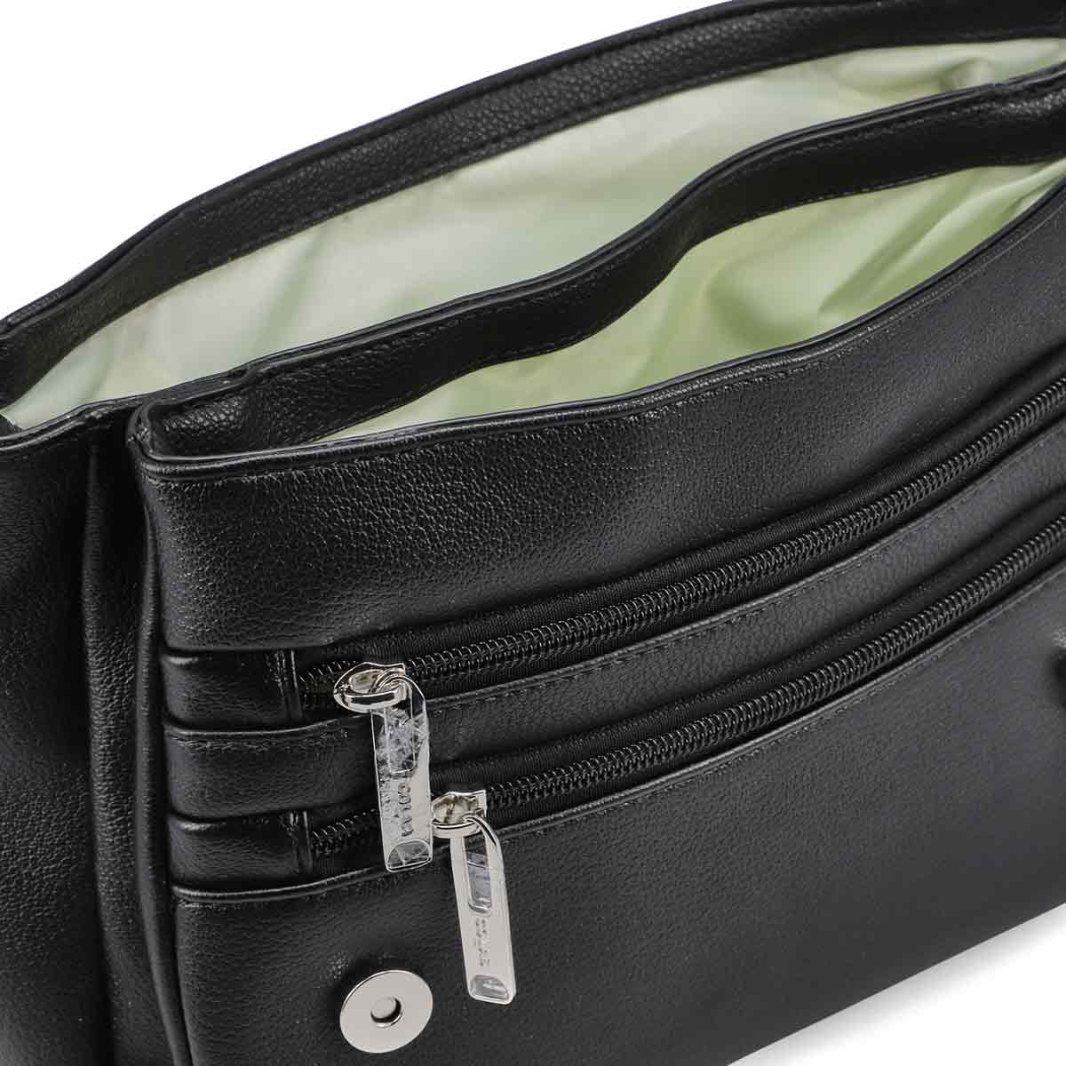 Womens 6886 Flex Best Calor Crossbody Bag -Black