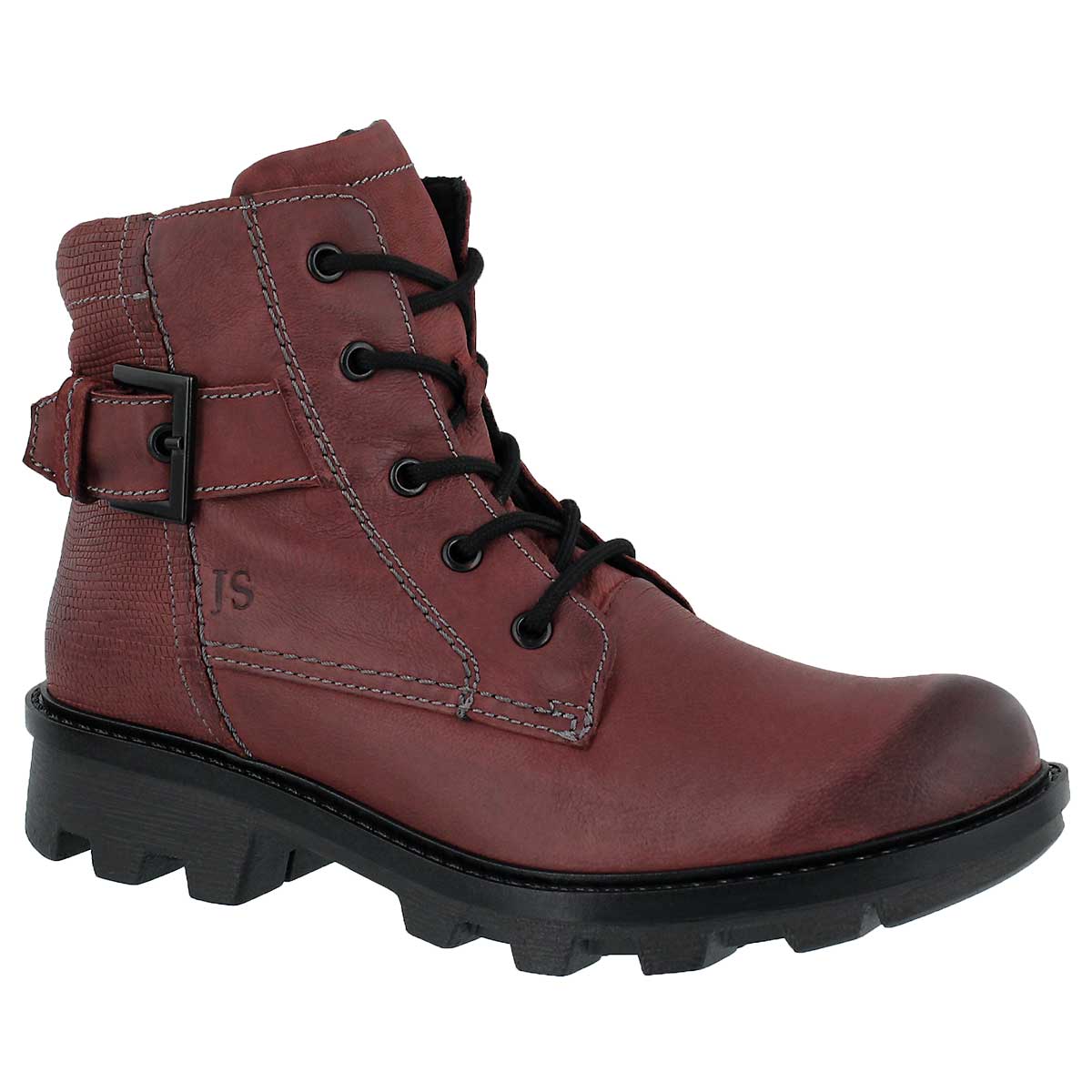 Women's MARILYN 03 bordo lace up boots