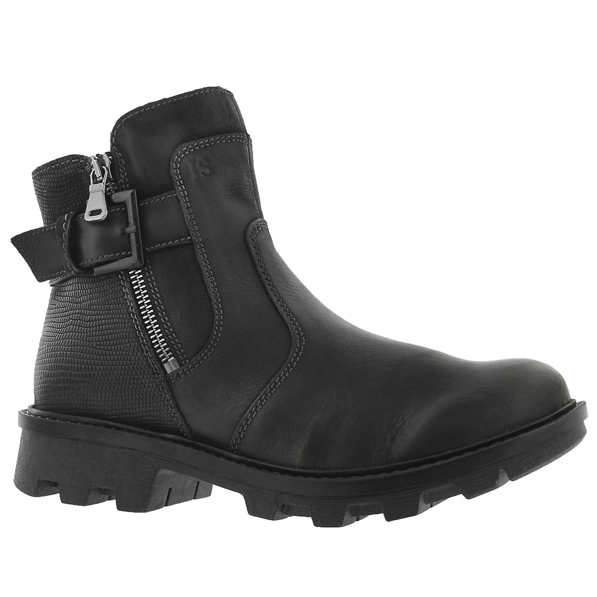Women's MARILYN 05 schwarz side zip boots