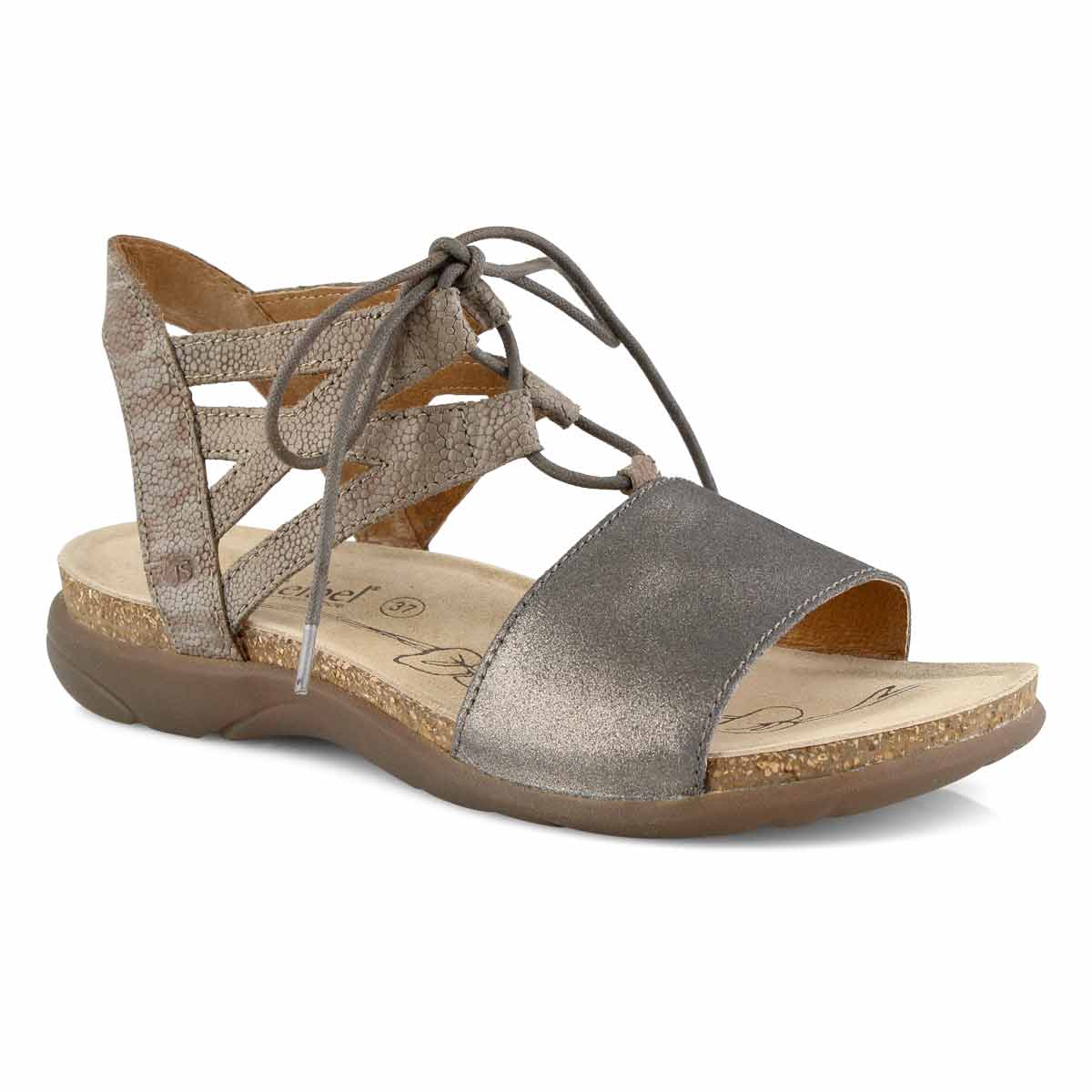 Lds Riley 06 anthracite casual sandal