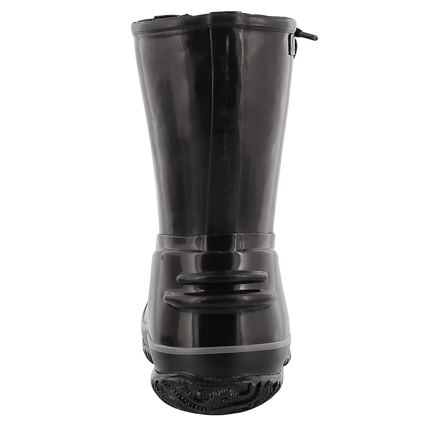 Lds UrbanFarmer 2Eye blk low rain boot
