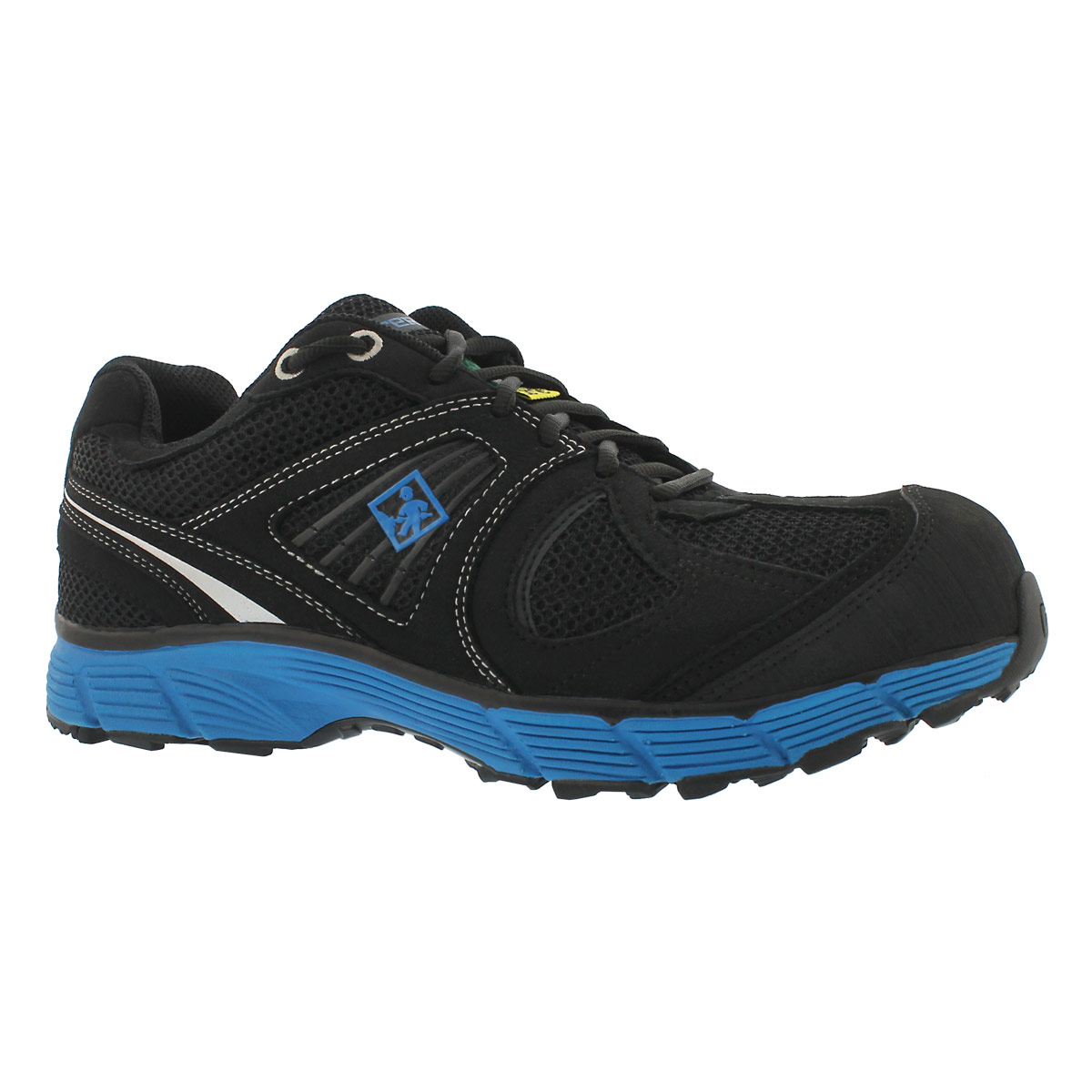 Mns Pacer blk/blu lace up CSA sneaker