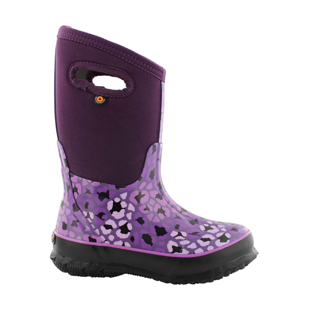 Grls Classic leopard purple wtpf boot