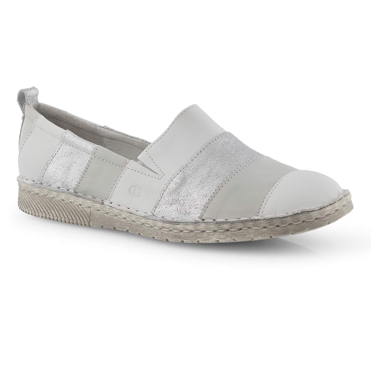 Lds Sofie 23 white slip on shoe