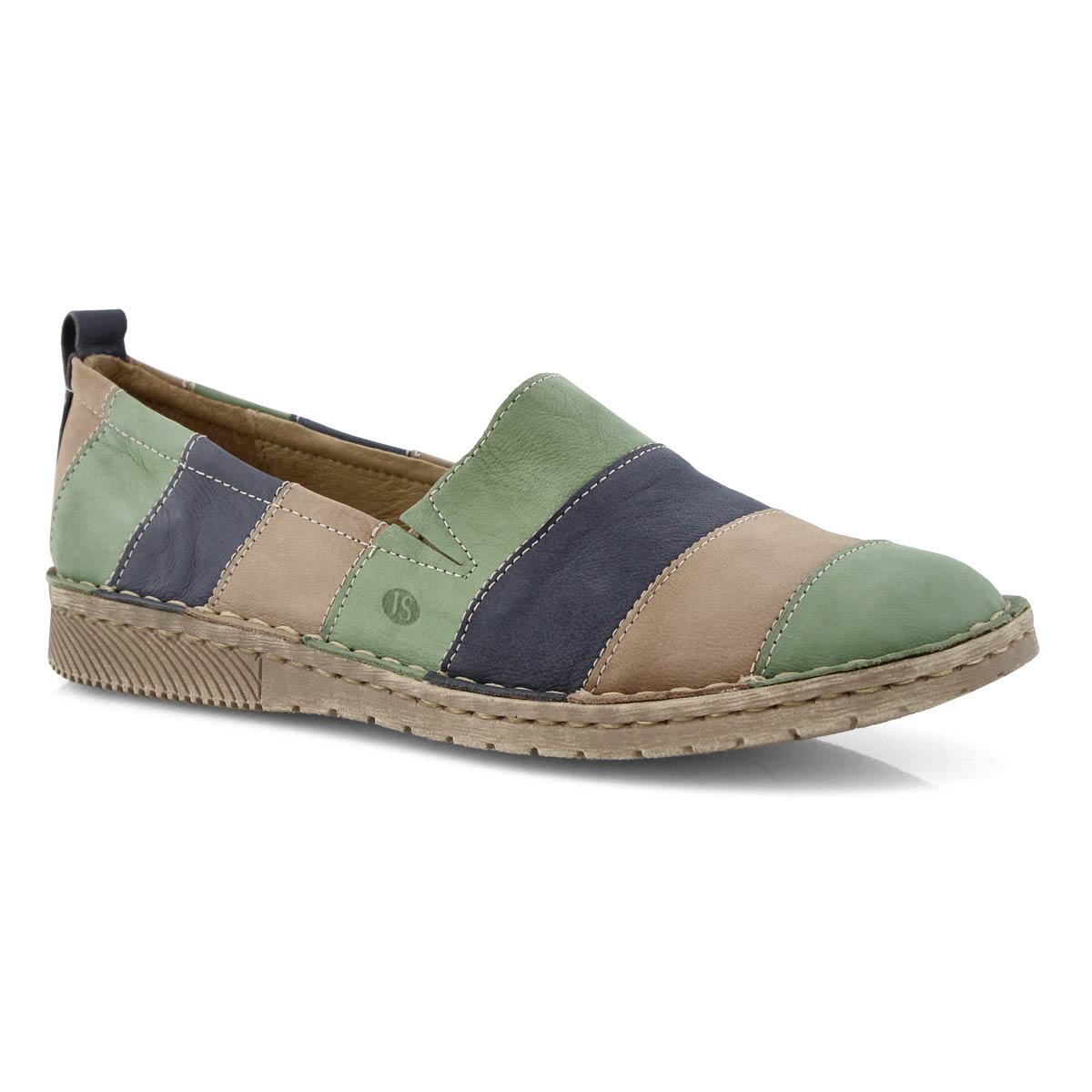 Lds Sofie 23 mint mlti slip on shoe