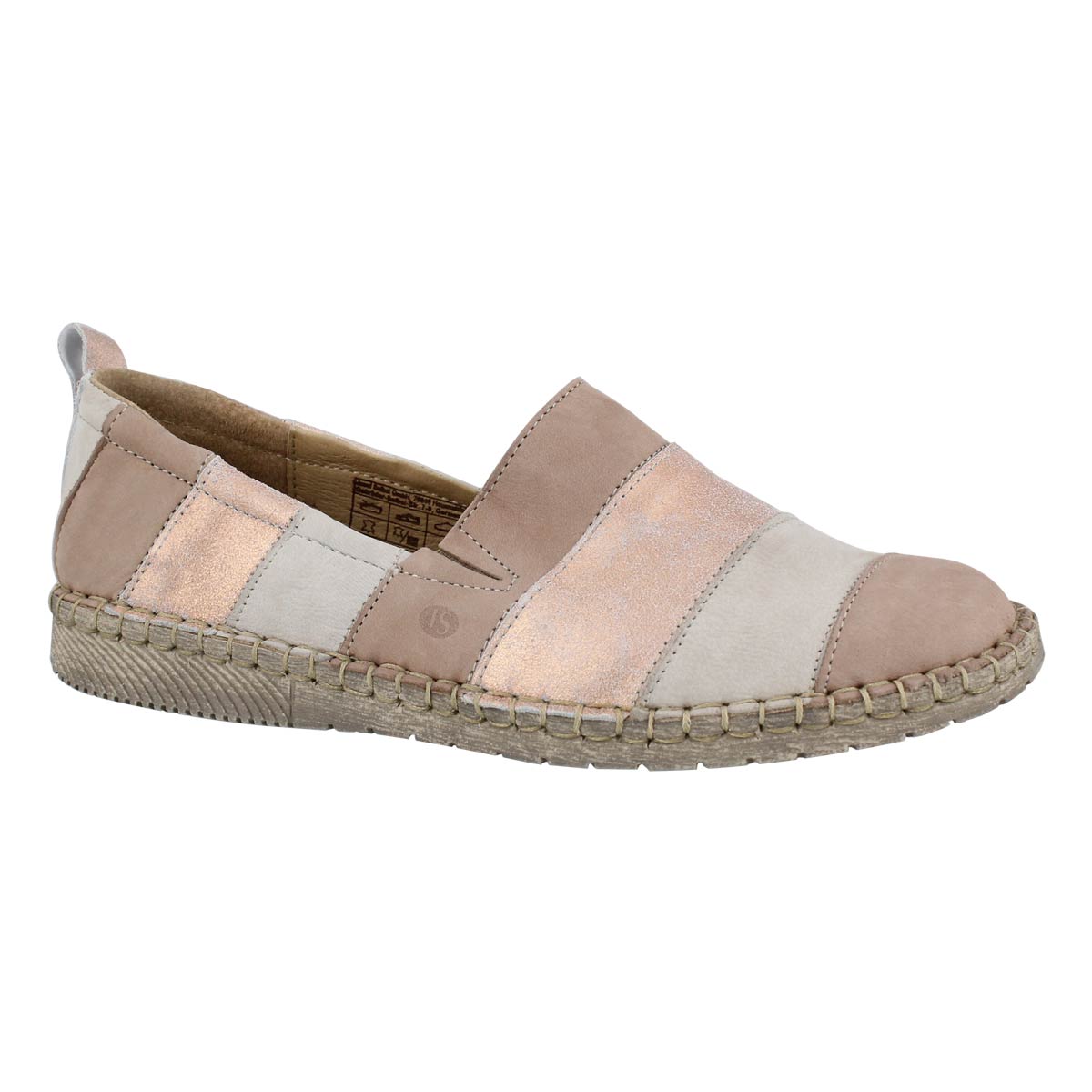 Lds Sofie 23 nude mlti slip on shoe