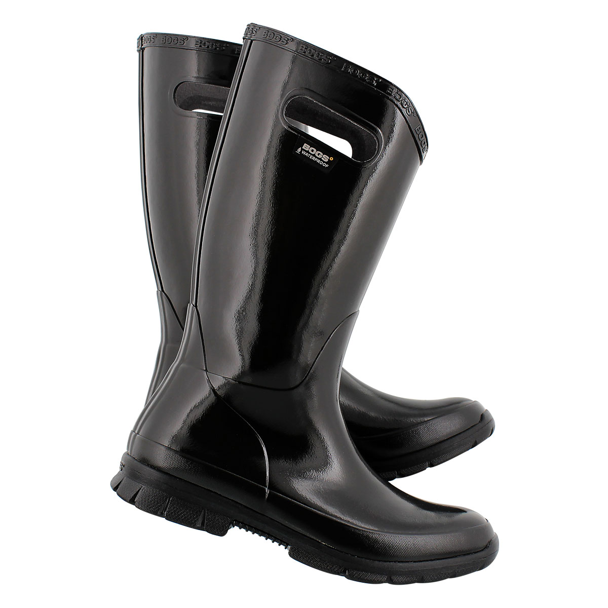 Botte de pluie haute Berkley, noir, fem