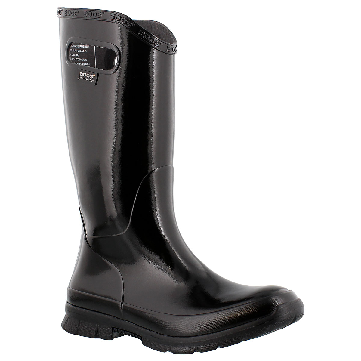 Women's BERKLEY black tall rain boots