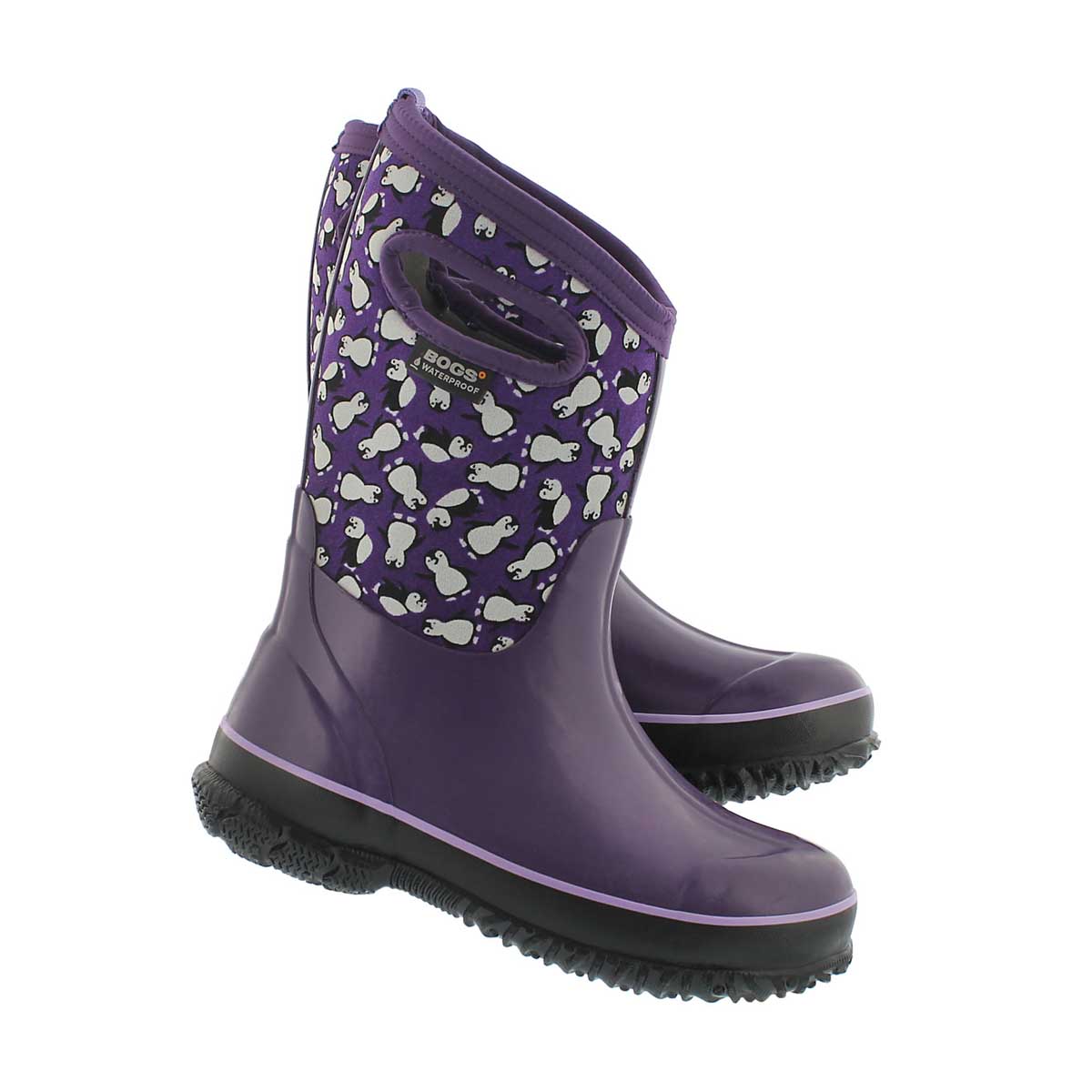 Grls Classic Penguins ppl mlti wtpf boot