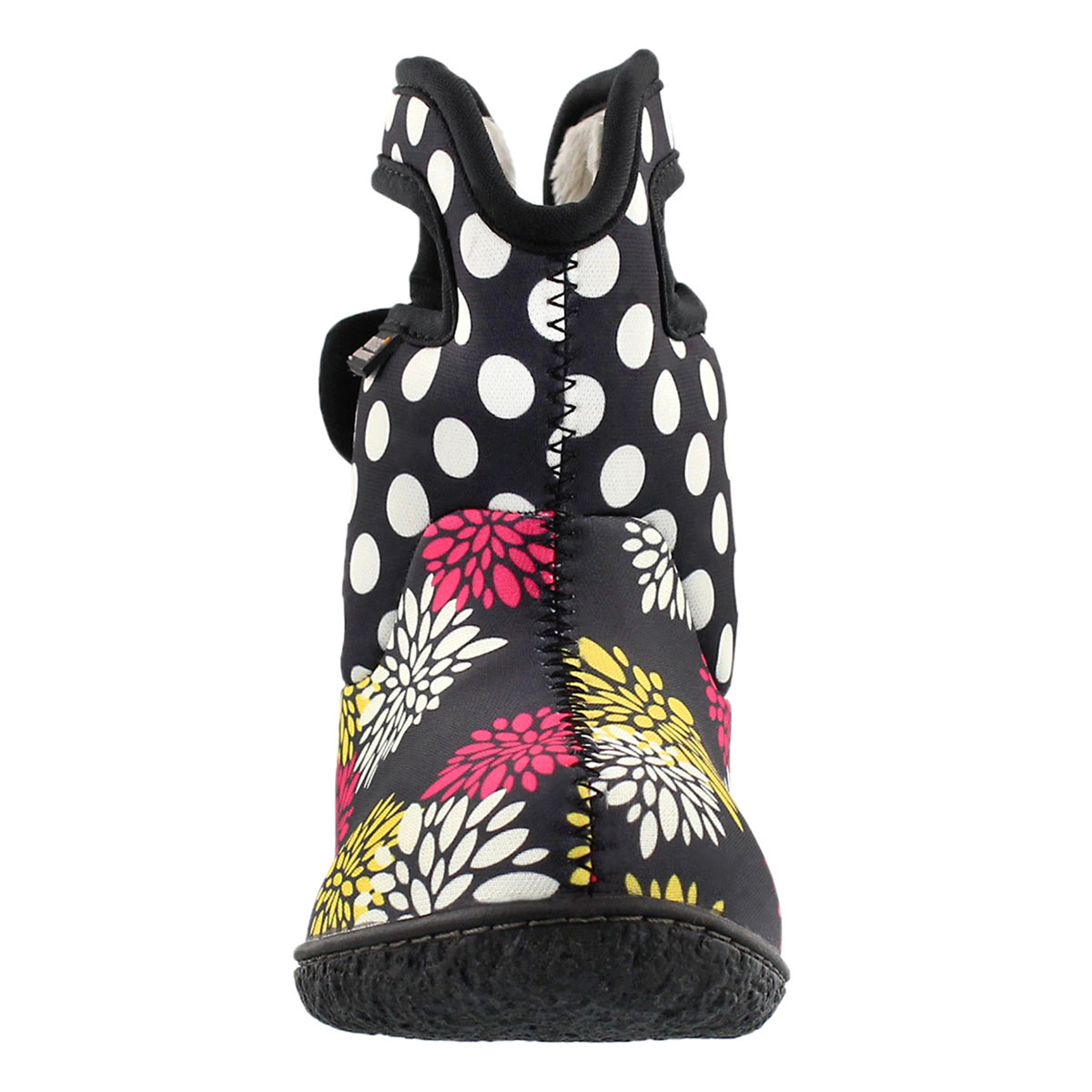 Infs Classic Pompon Dots blk wtpf boot
