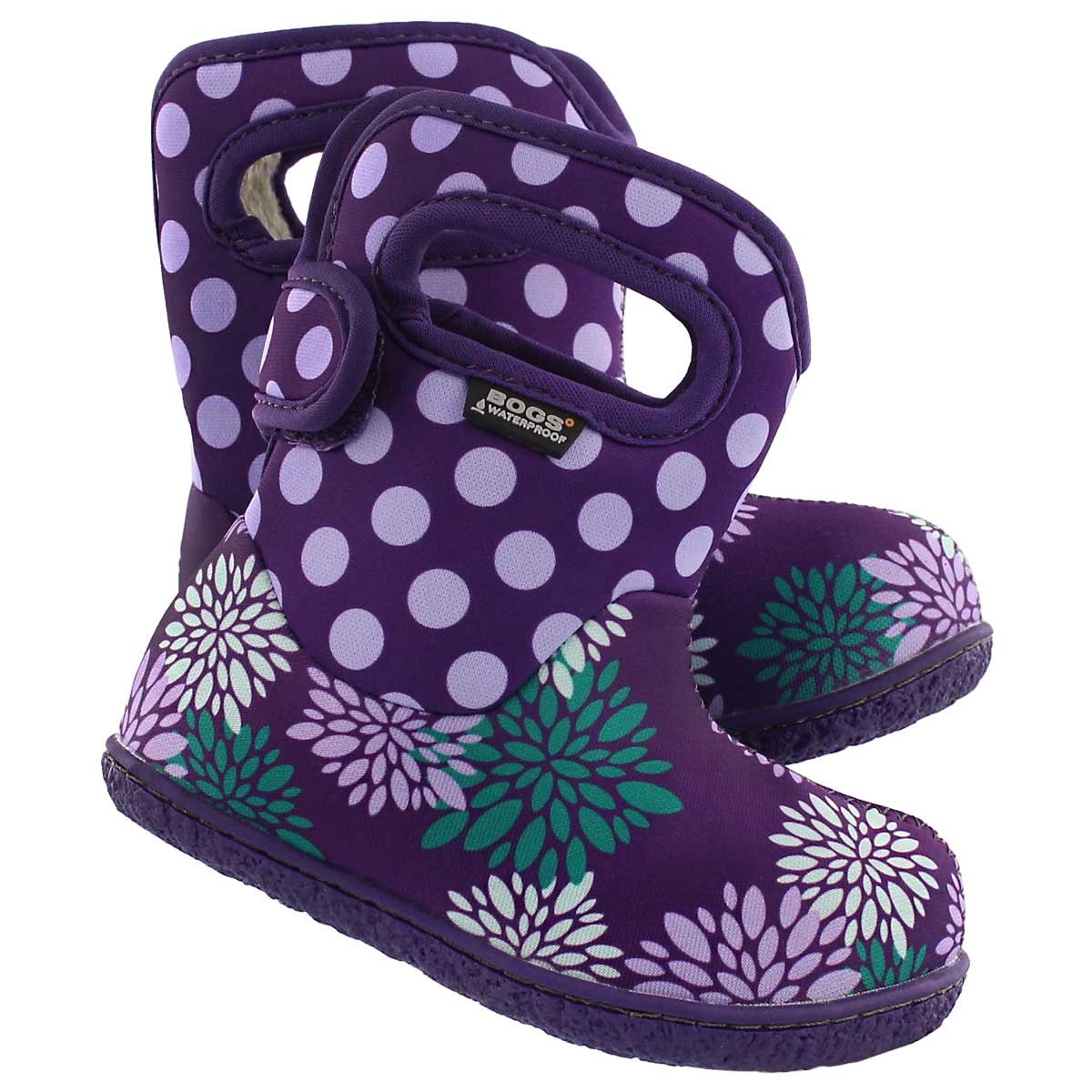 Infs Classic Pompon Dots ppl wtpf boot