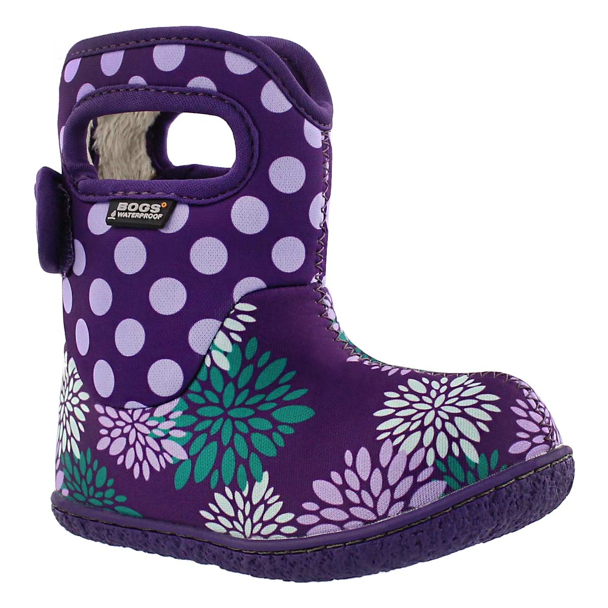 Infs Classic Pompon Dots ppl wtpf boot