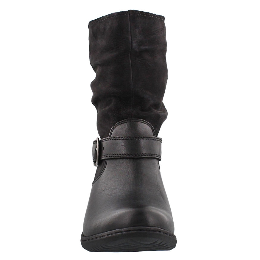 Lds Carly Mid black wtpf ankle boot