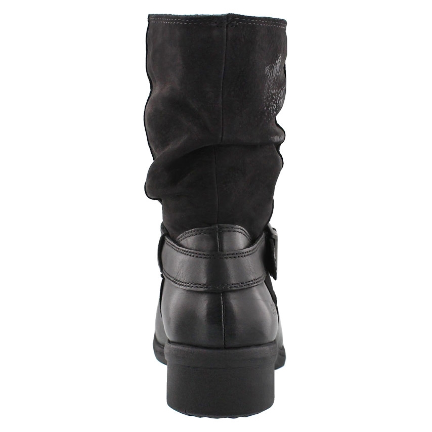 Lds Carly Mid black wtpf ankle boot