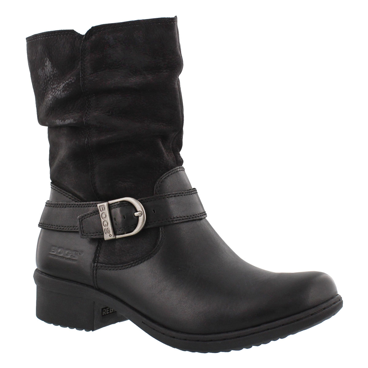 Women's CARLY MID black waterproof ankle boots
