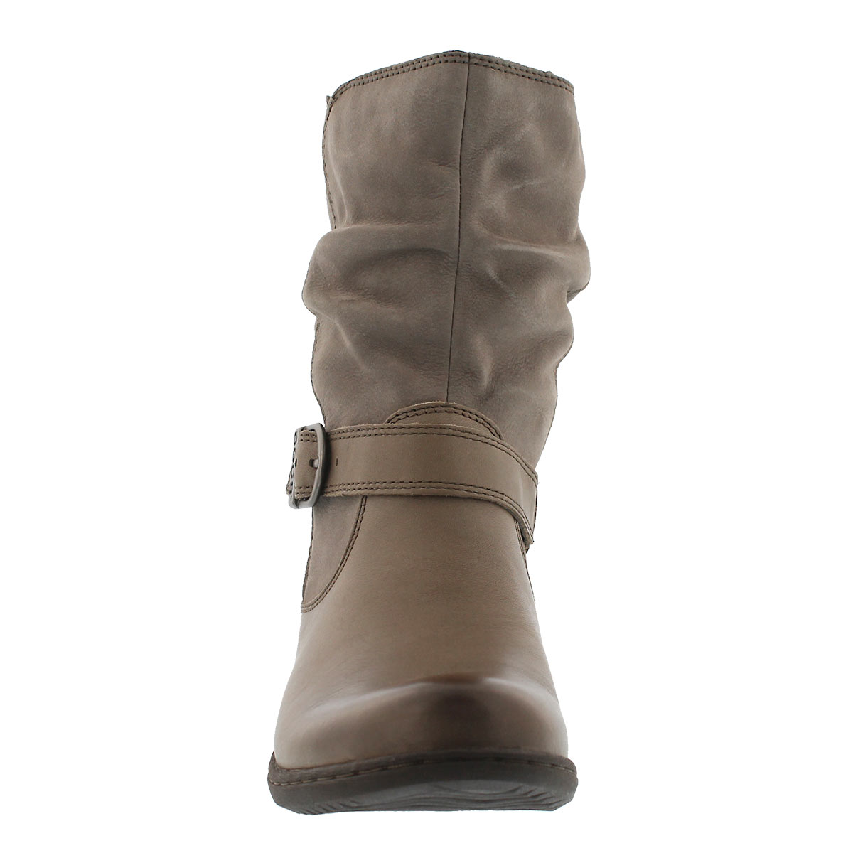 Lds Carly Mid taupe wtpf ankle boot