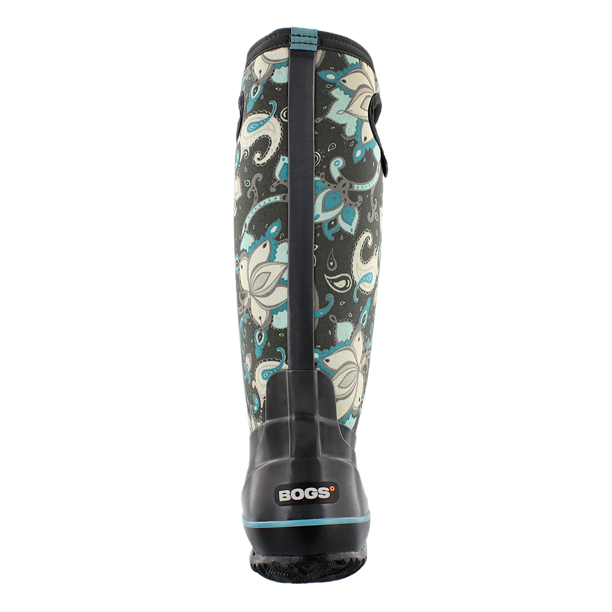 Lds ClassicPaisleyFloralTall gry wp boot