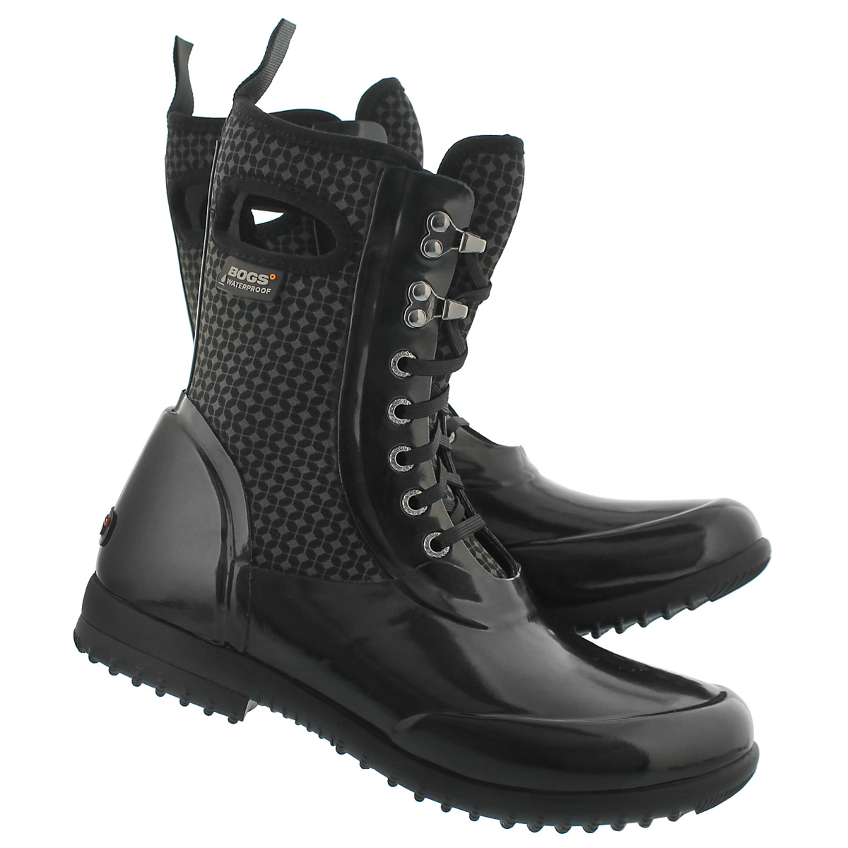 Lds Sidney Cravat blk mlti wtpf boot