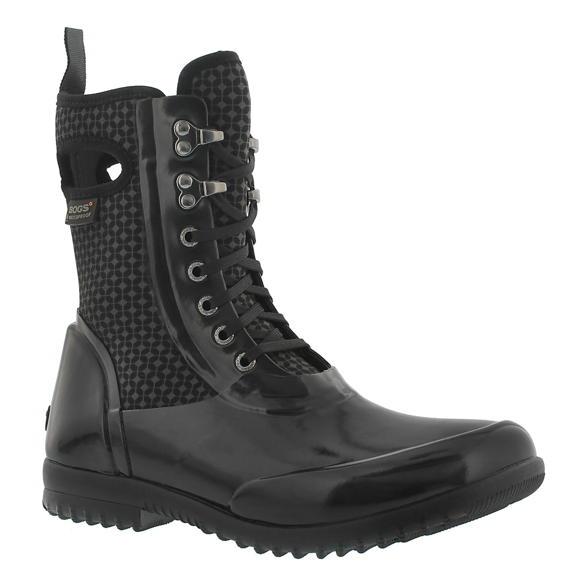 Women's SIDNEY CRAVAT black multi waterproof boots