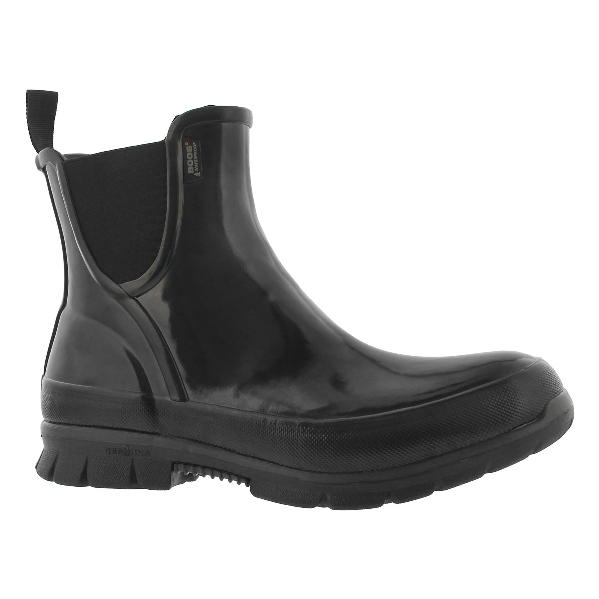 Women's AMANDA black waterproof low rain boots