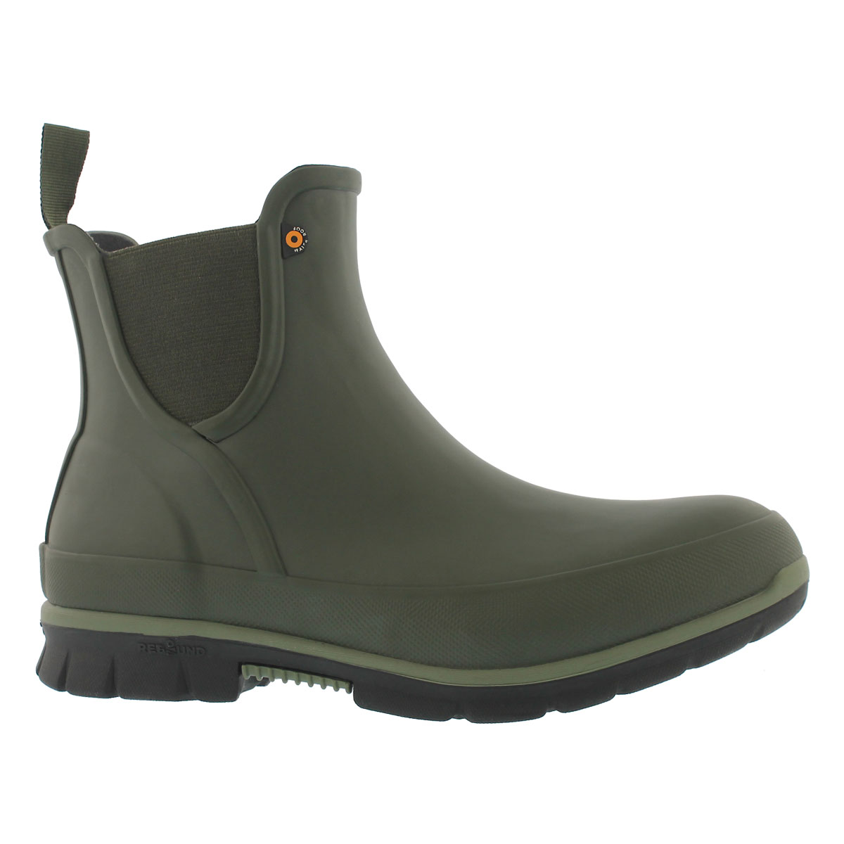 Women's AMANDA dark green waterproof lowrain boots