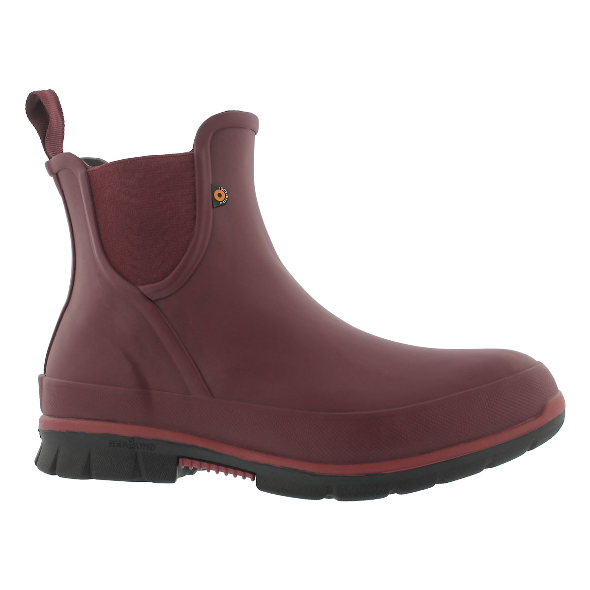 Women's AMANDA burgundy wateproof low rain boots