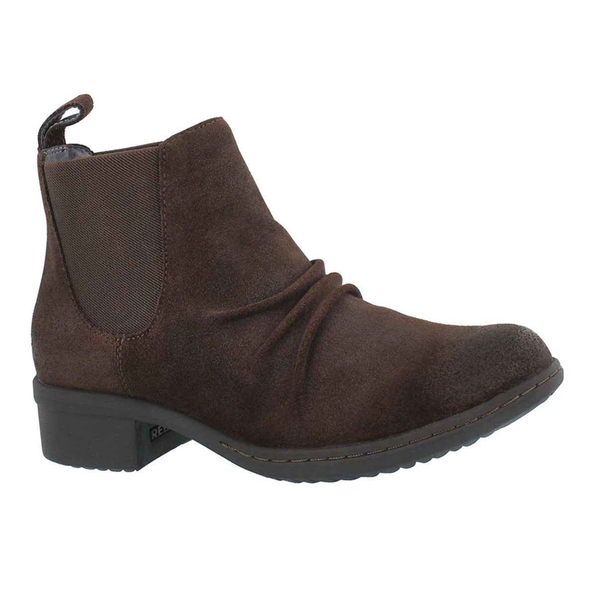 Lds Auburn dkbrn wtpf slip on ankle boot