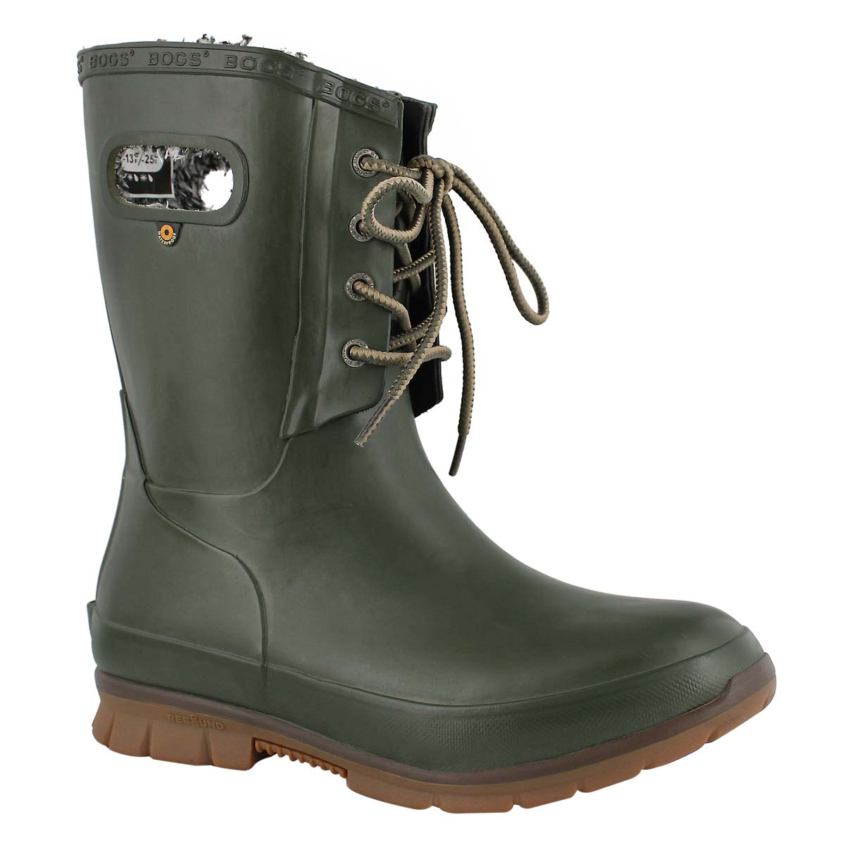 Lds Amanda Plush Lace dk green wtpf boot